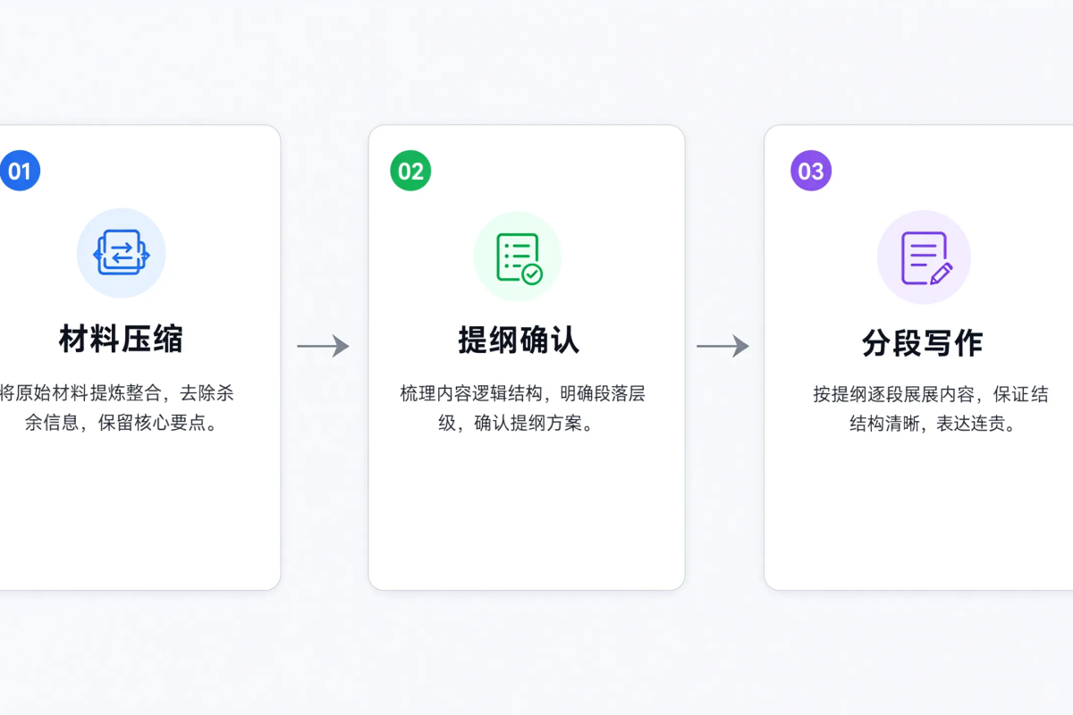 写作任务的操作步骤